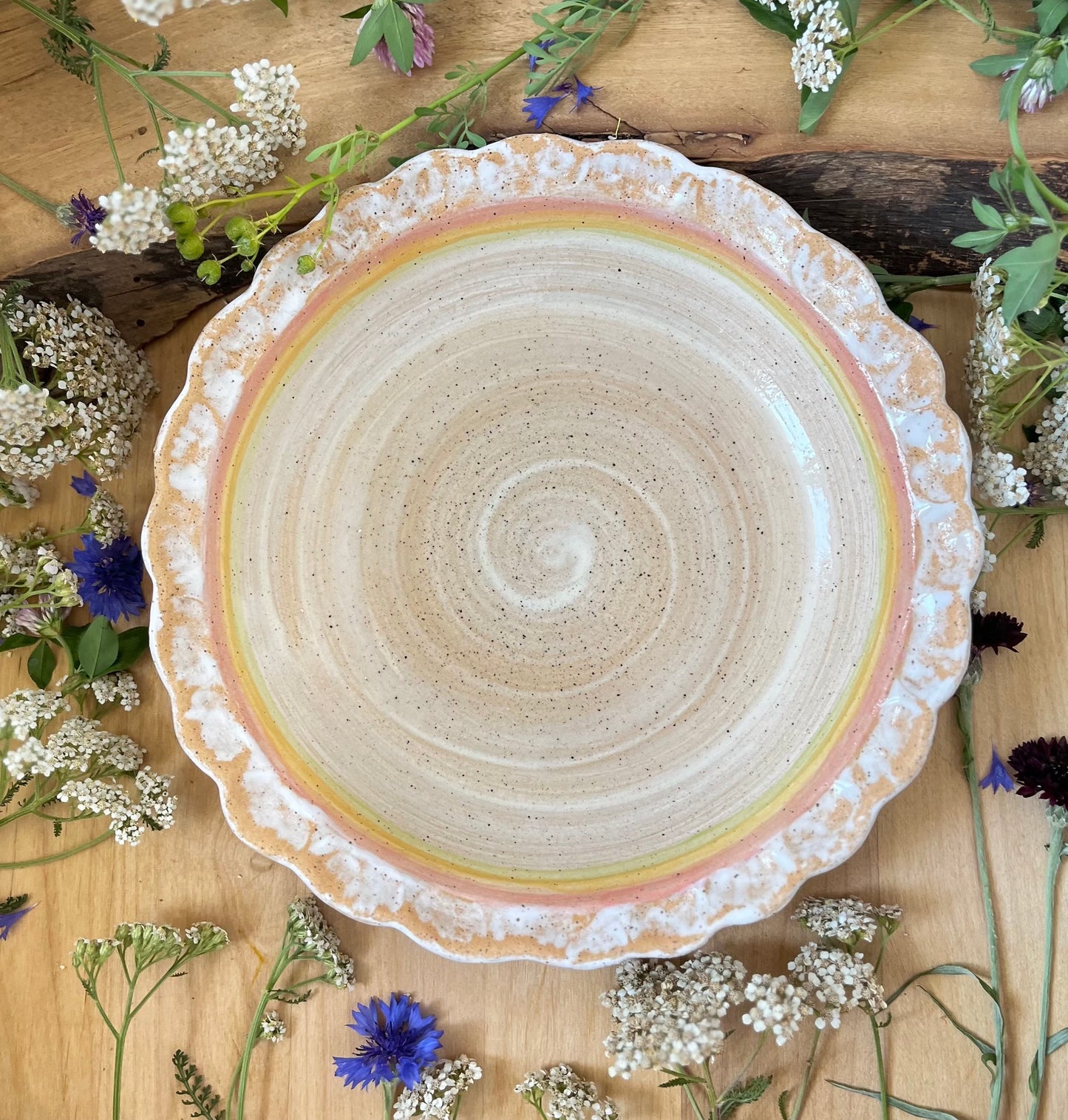 Pastel Rainbow Plate