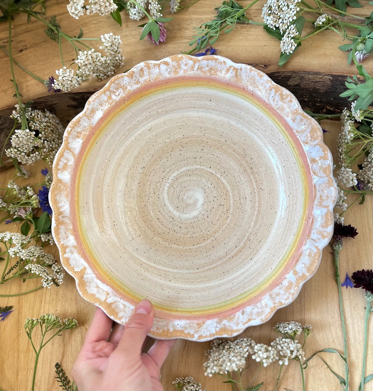 Pastel Rainbow Plate