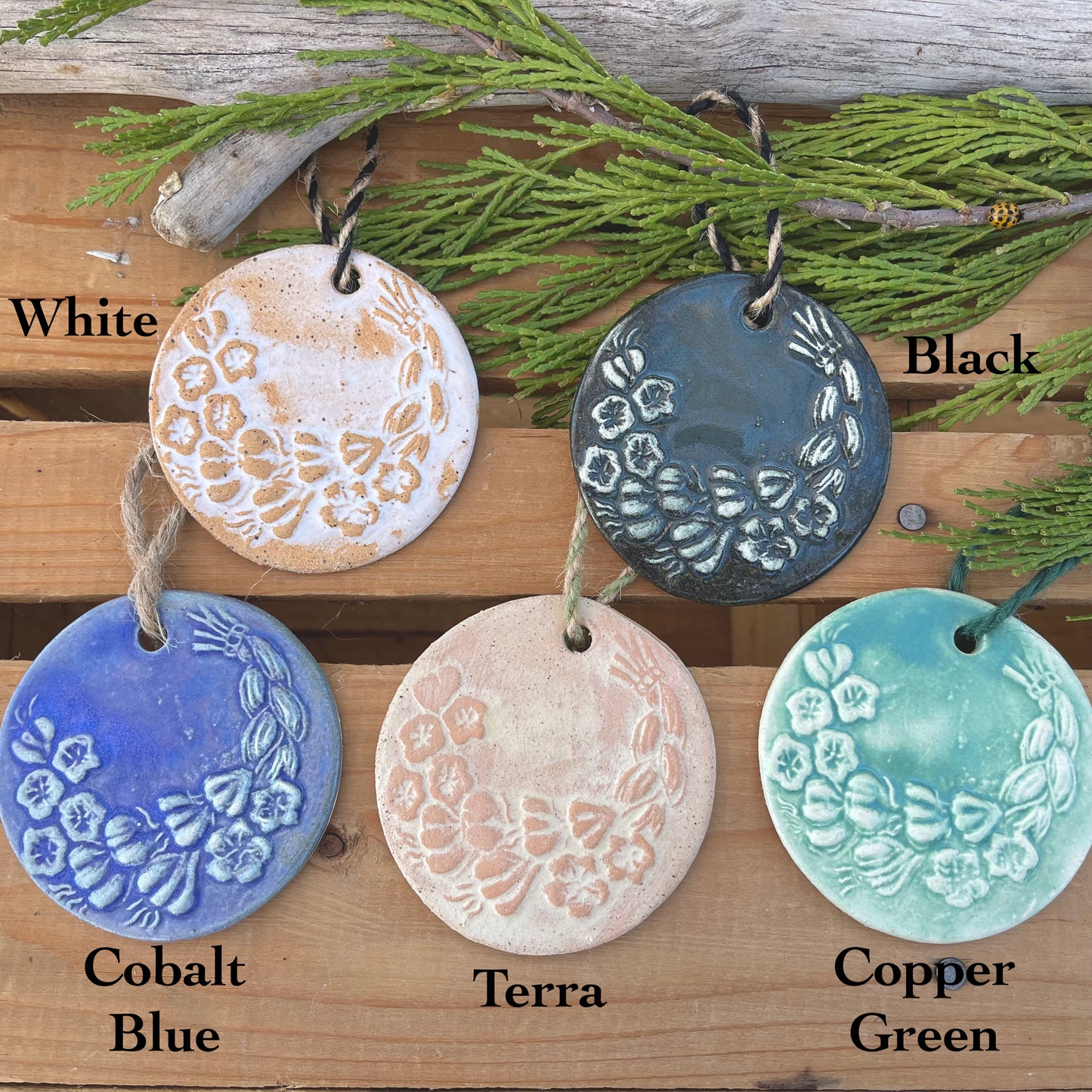 Garlic Braid Ornament - Winter Solstice - Yule Ornament