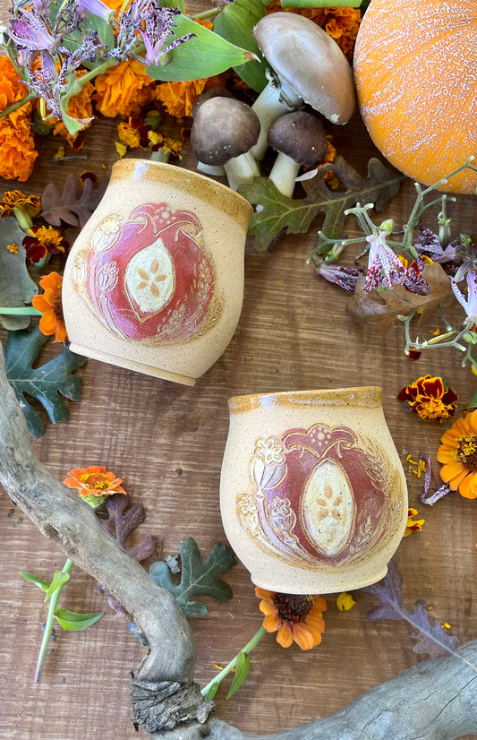Demeter Tumbler - Handmade Ceramic Tumbler - Ceramic Cup