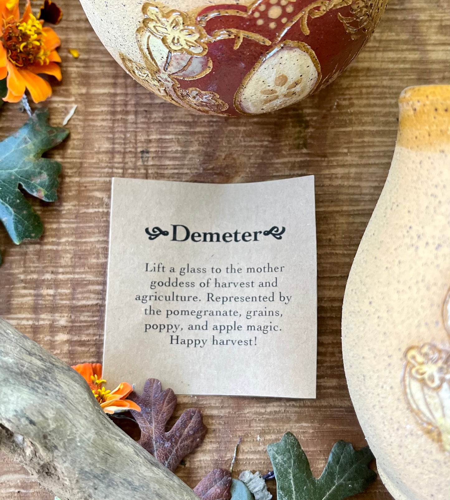 Demeter Tumbler - Handmade Ceramic Tumbler - Ceramic Cup