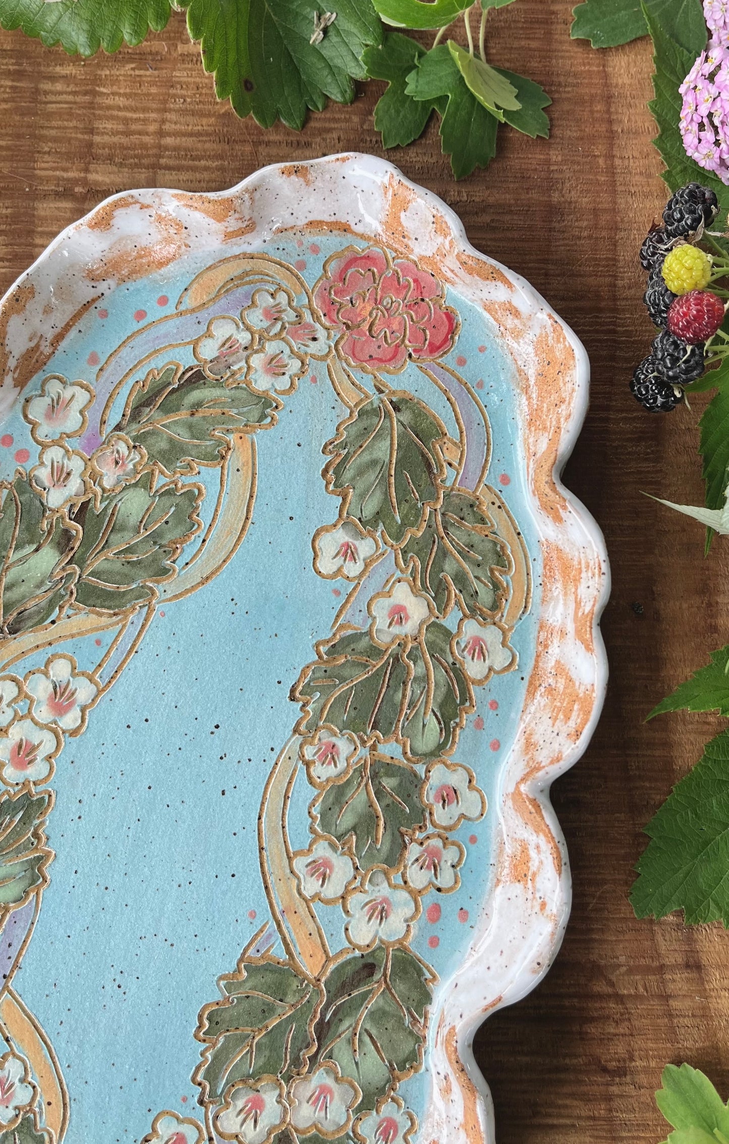 Hawthorn Tray - Ceramic Tray 11.5"