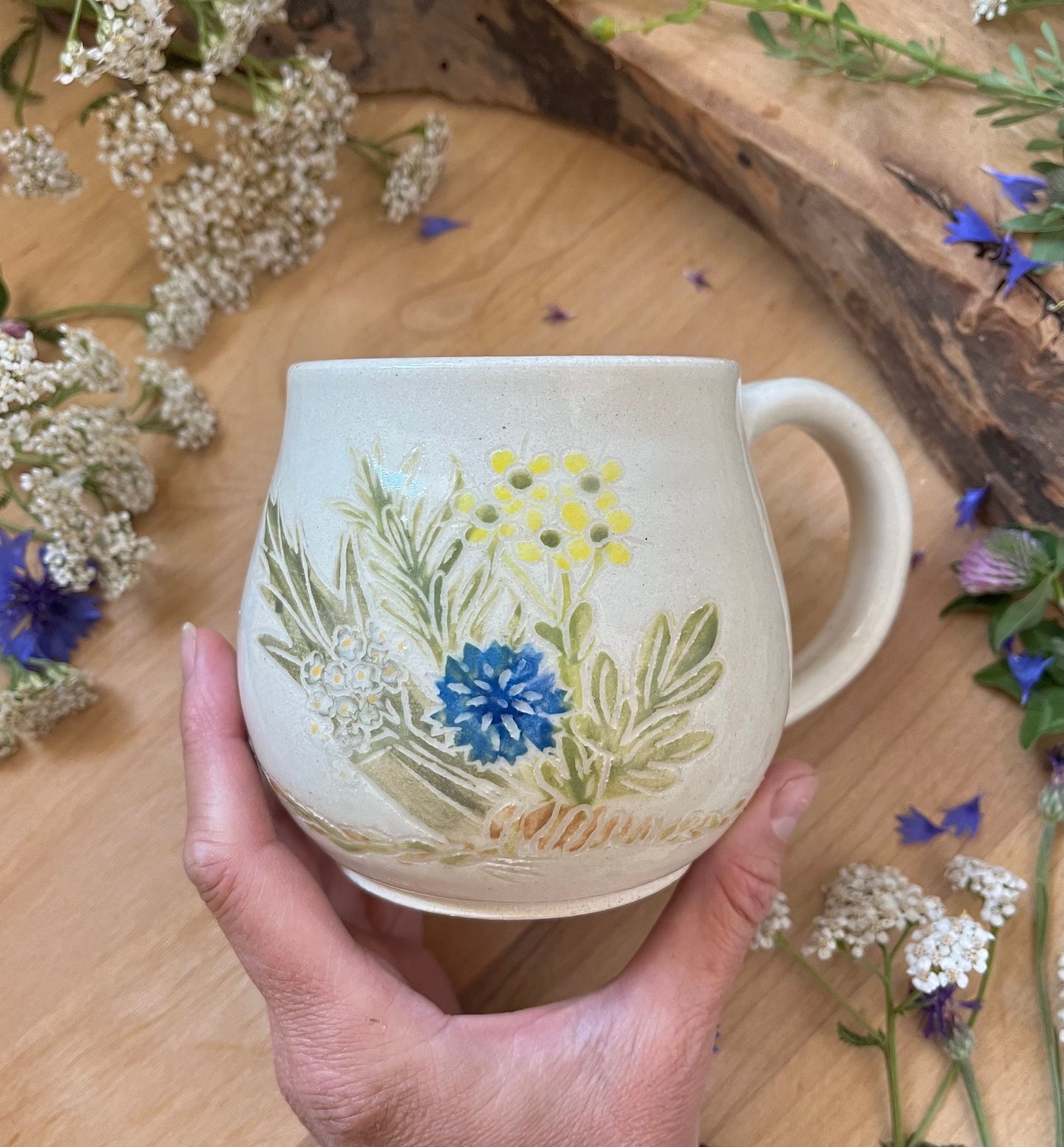 Protection Spell Mug - Handmade Ceramic Mug