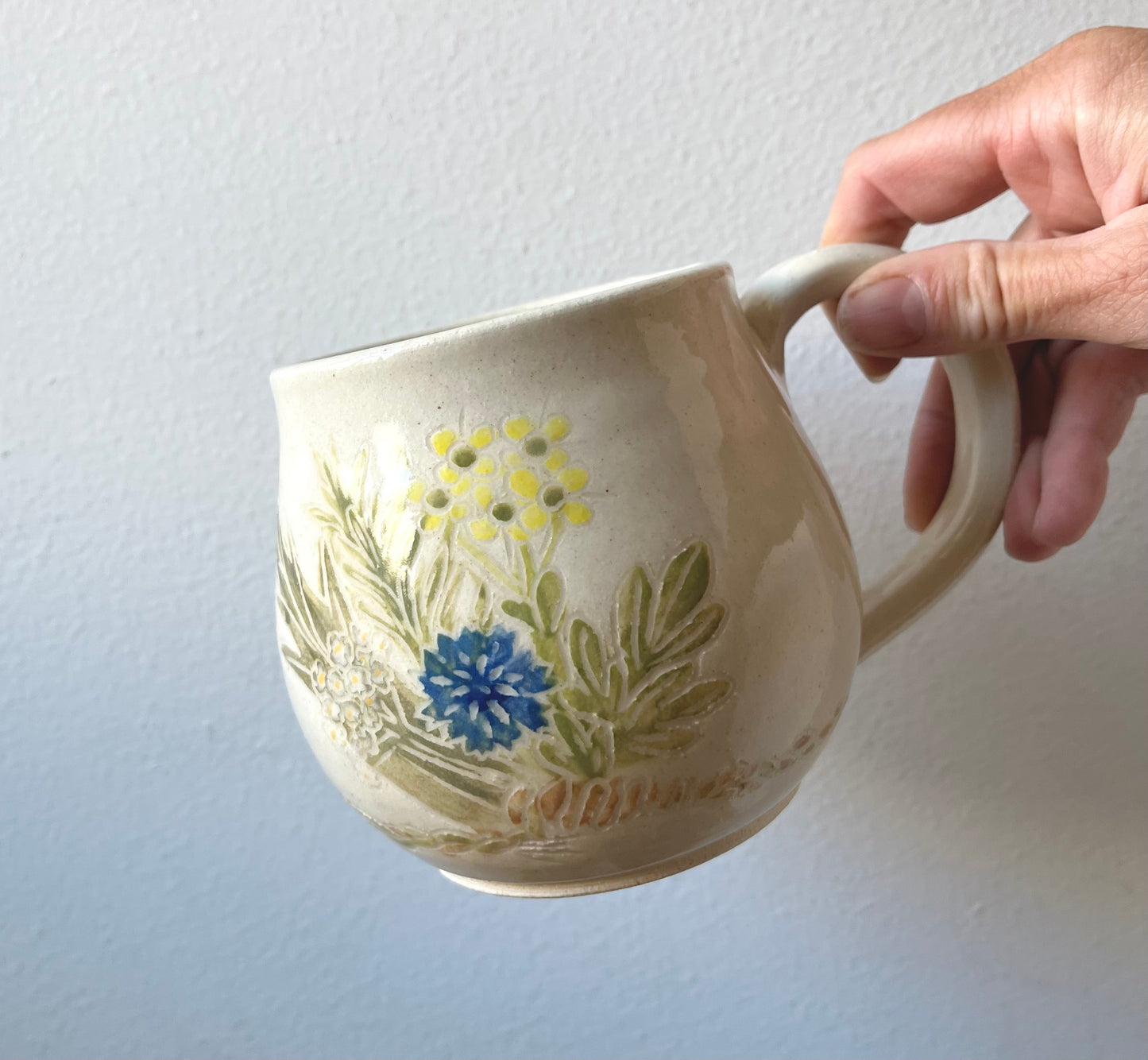 Protection Spell Mug - Handmade Ceramic Mug