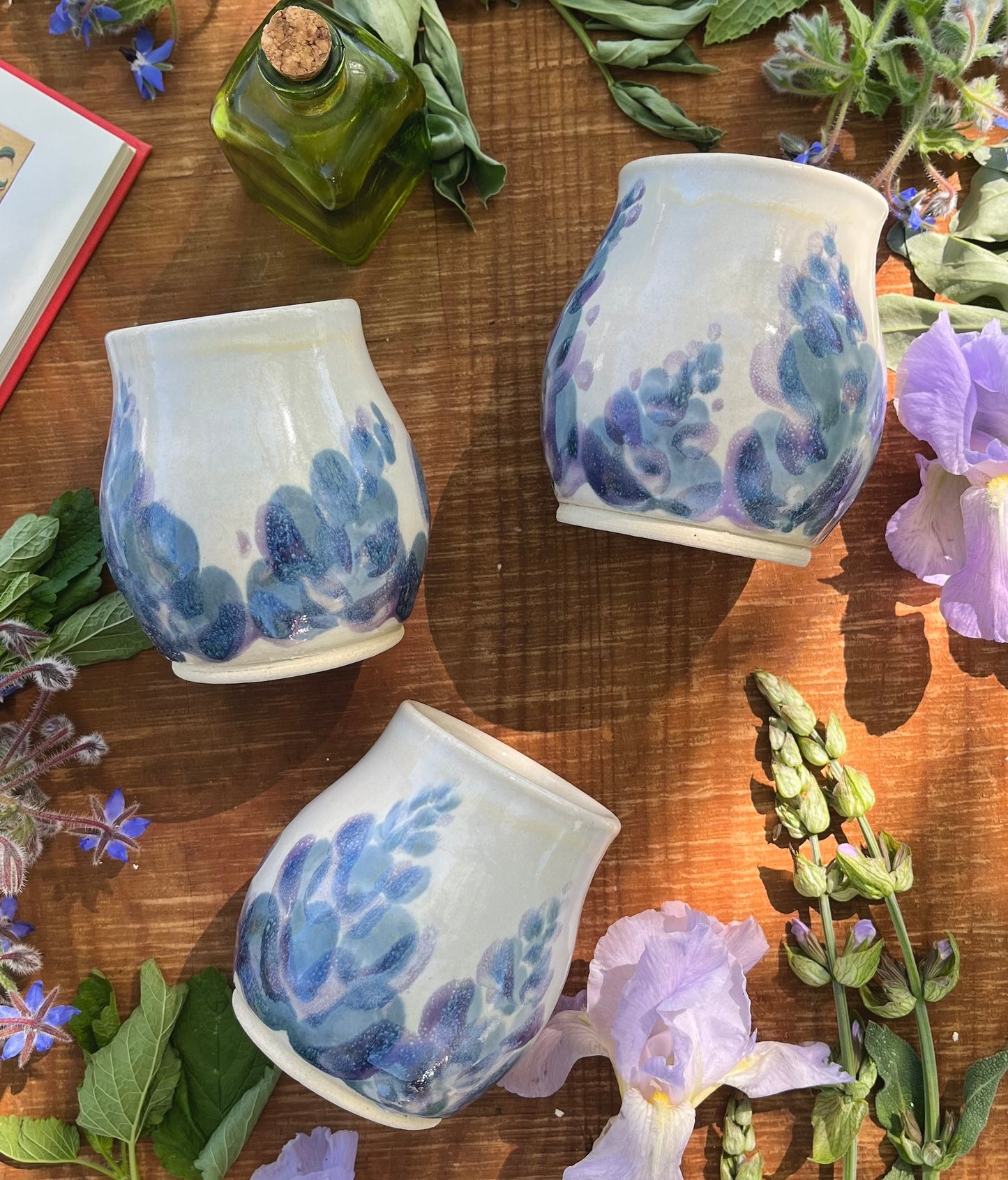 Lupine Tumbler - Handmade Ceramic Tumbler - Ceramic Cup