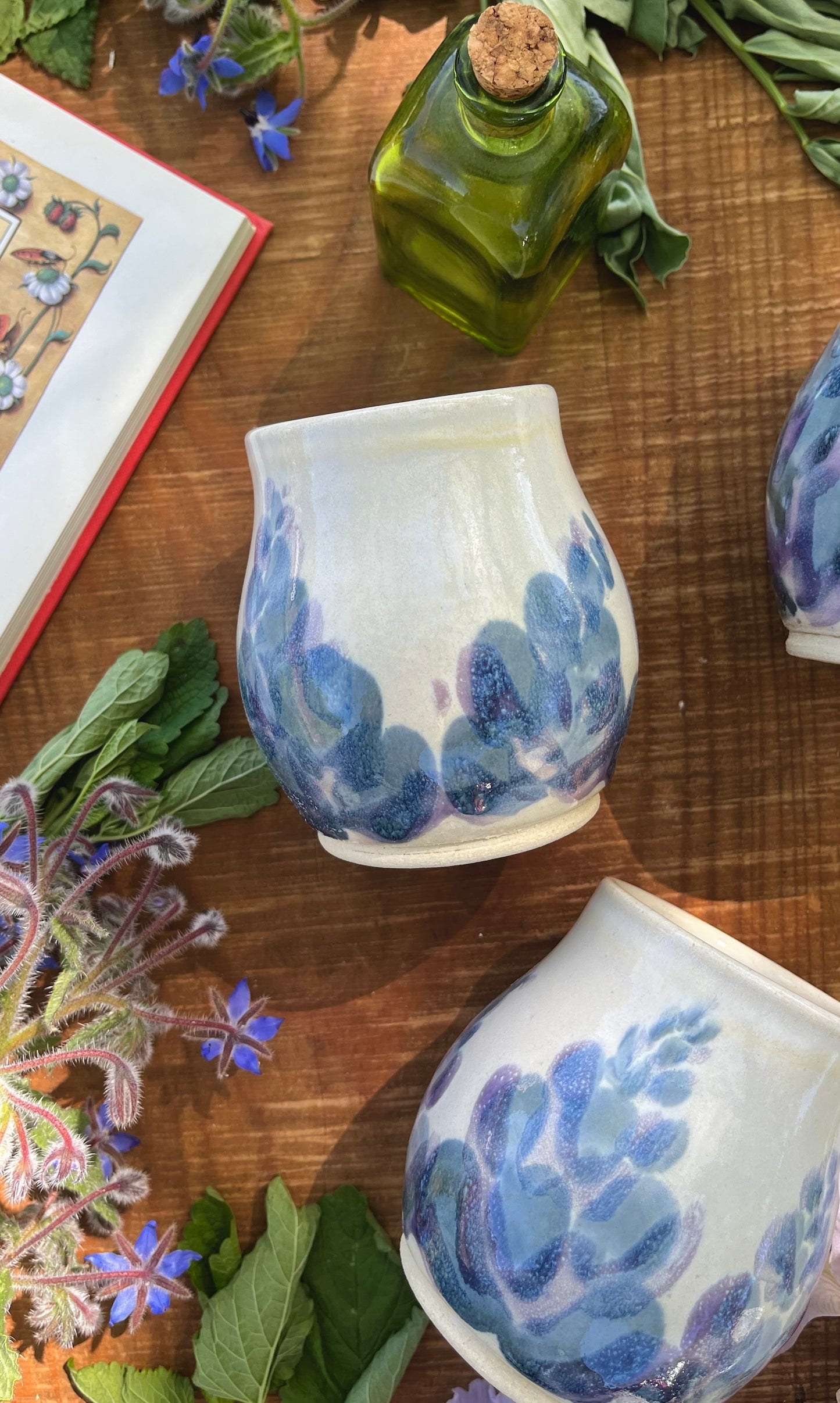 Lupine Tumbler - Handmade Ceramic Tumbler - Ceramic Cup