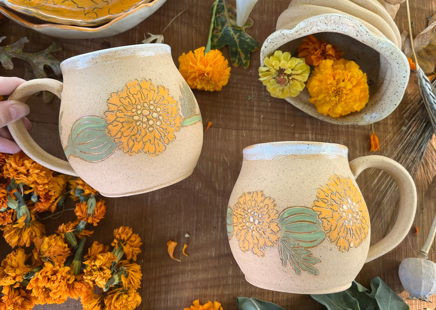 Marigold Mug - Handmade Ceramic Mug