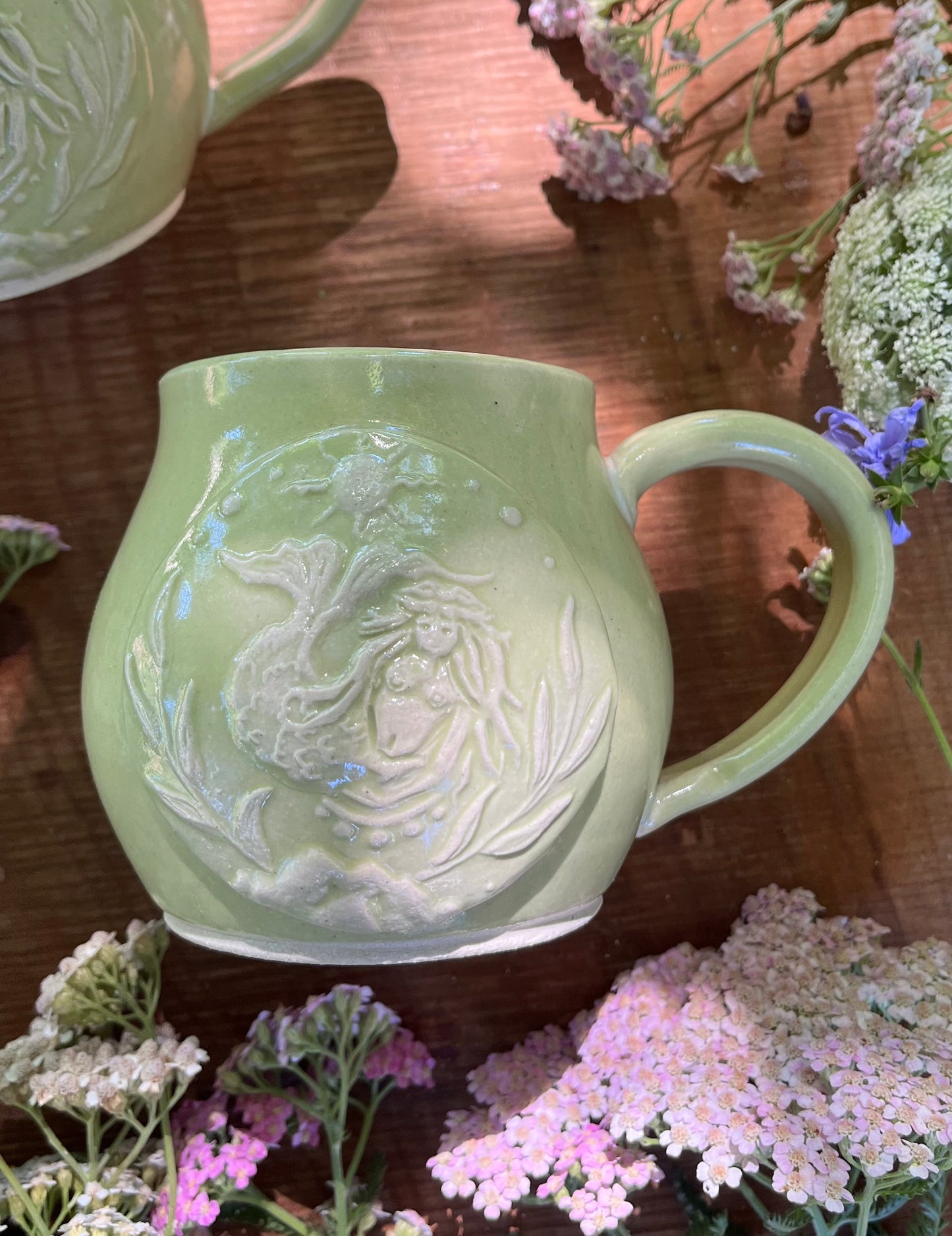 Mermaid Mug - Light Green