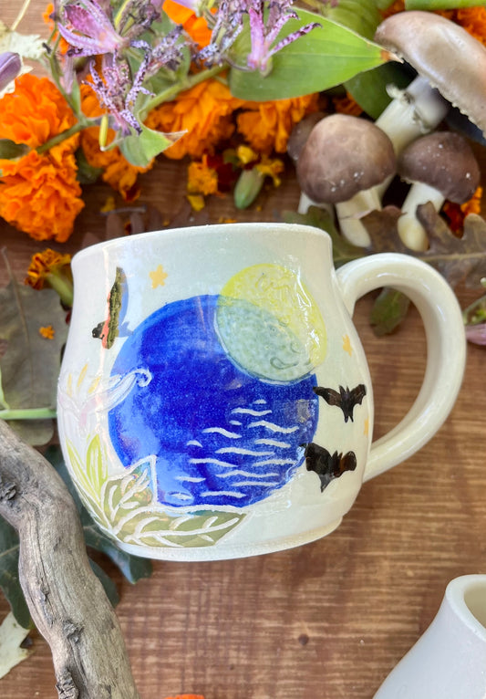 Night River Mug - Handmade Ceramic Mug