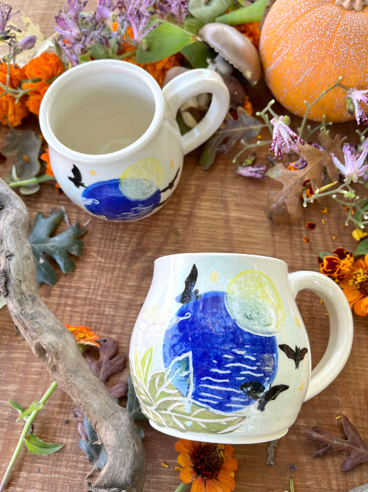 Night River Mug - Handmade Ceramic Mug