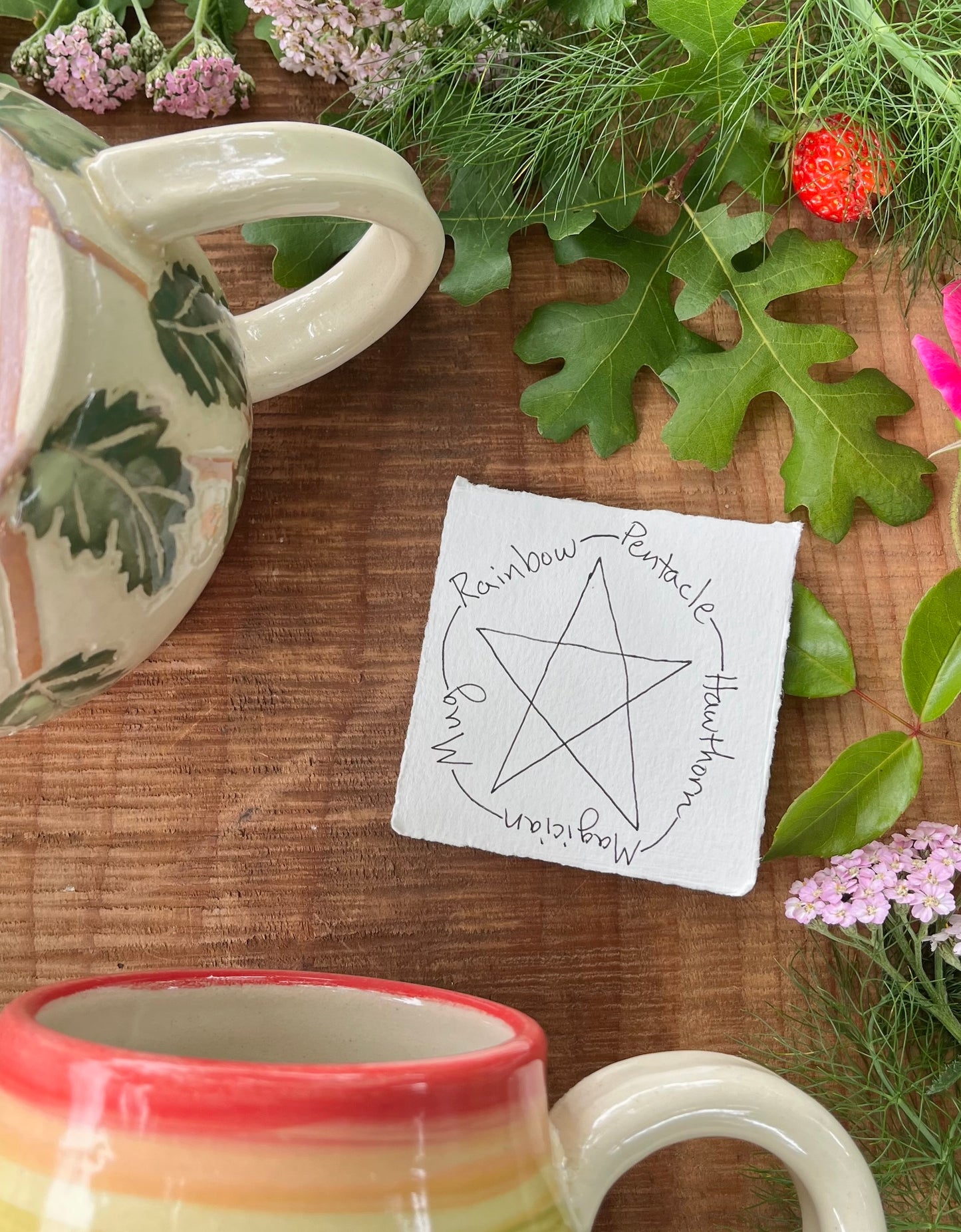 Rainbow Pentacle Hawthorn Mug