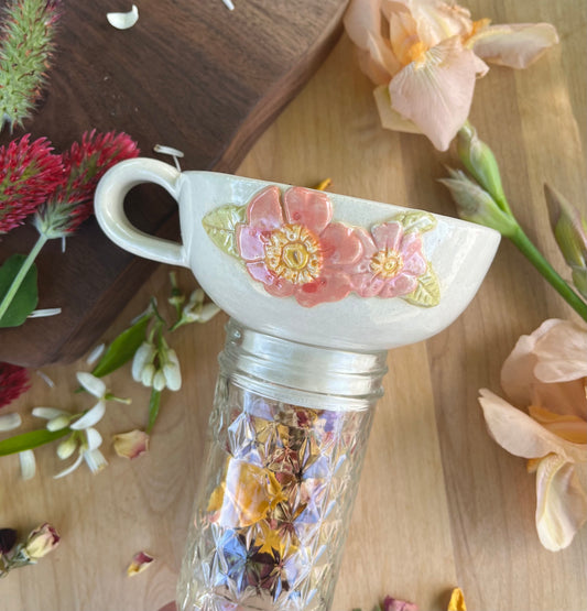 Rose Canning Funnel - Magick Medicine Portal