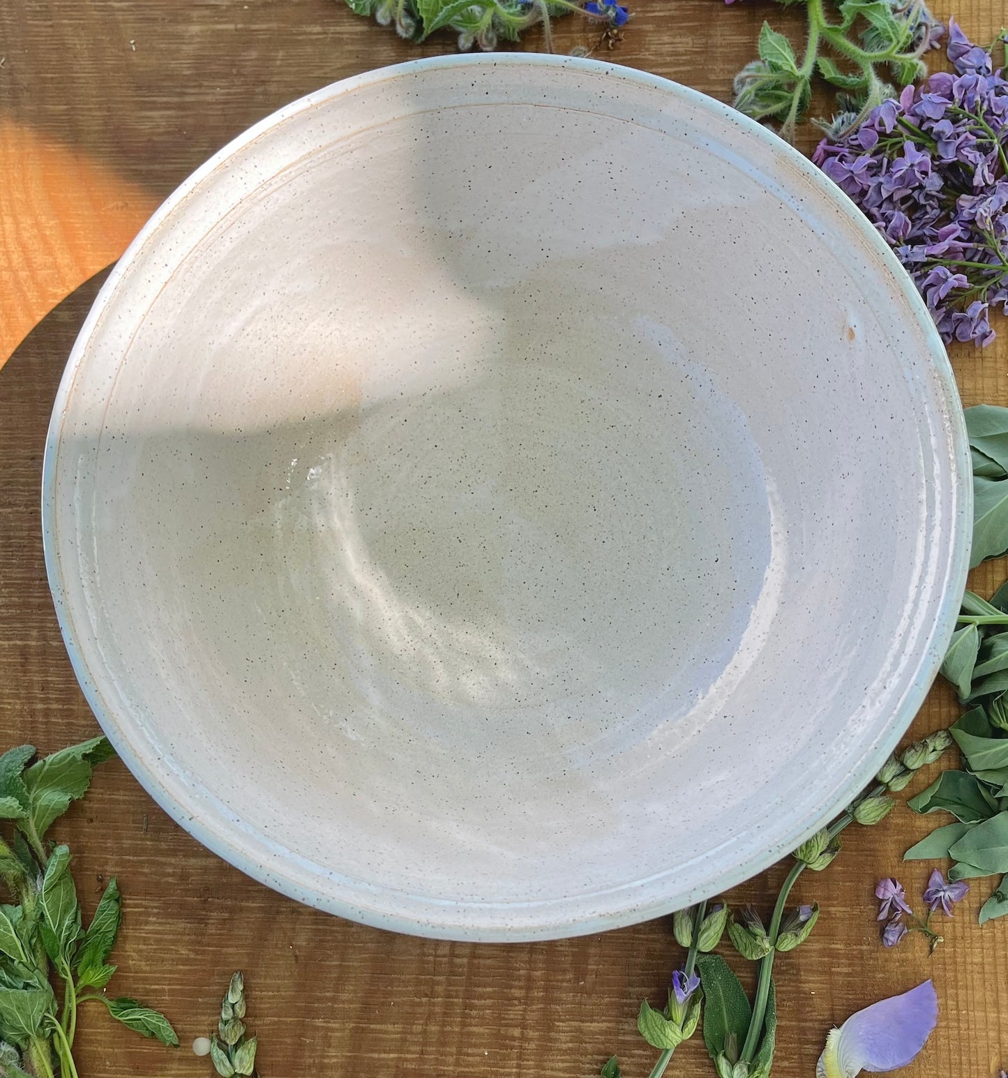 Strawberry Serving Bowl - Handmade Ceramic Bowl 10.75"