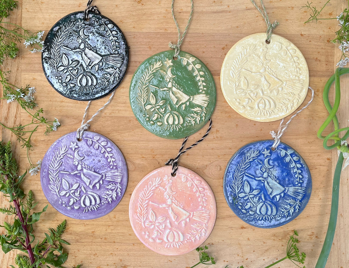 PREORDER - Kitchen Witch Ornament - Ceramic Strega Cucina - 5"