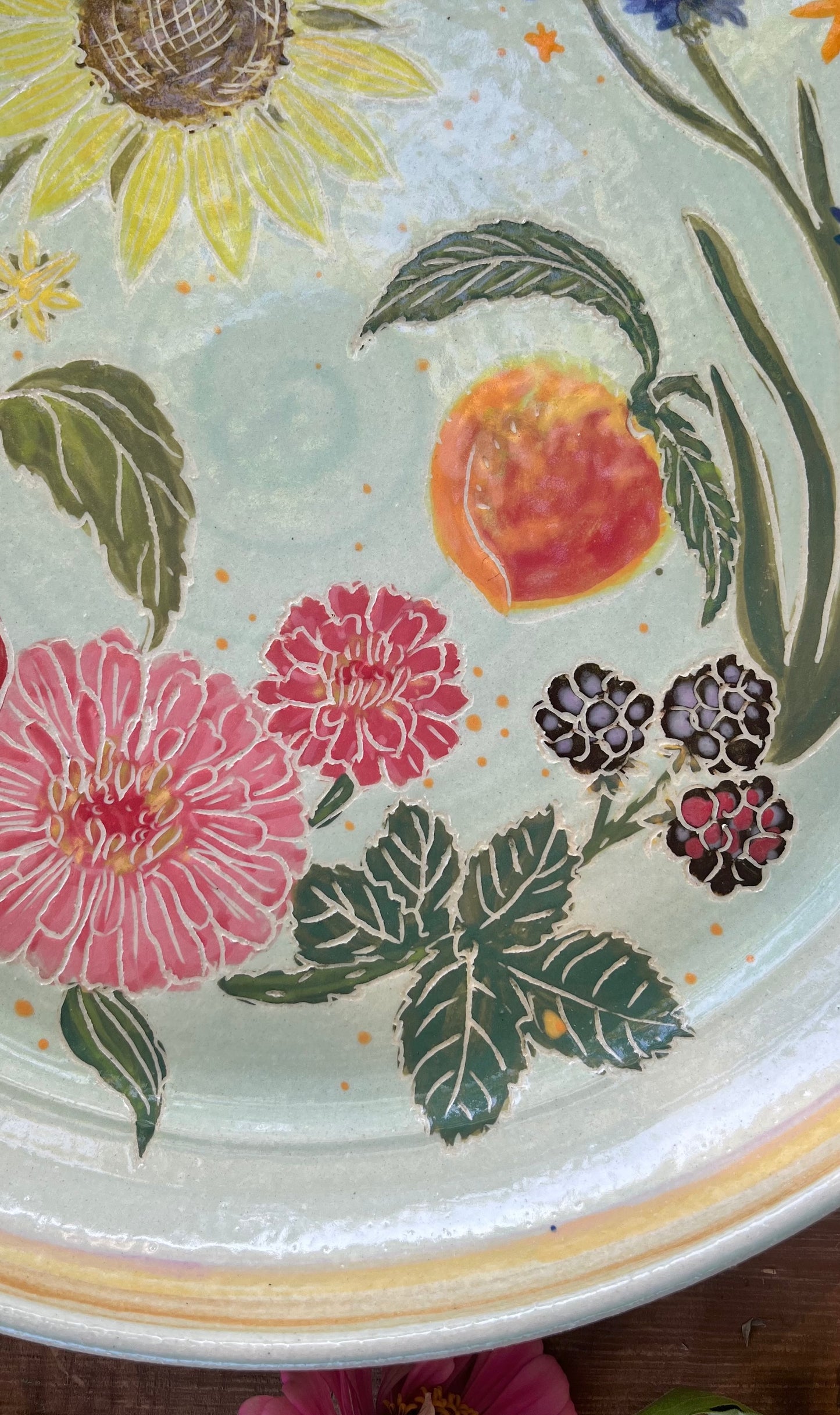 Summer Harvest Platter - 13.5"
