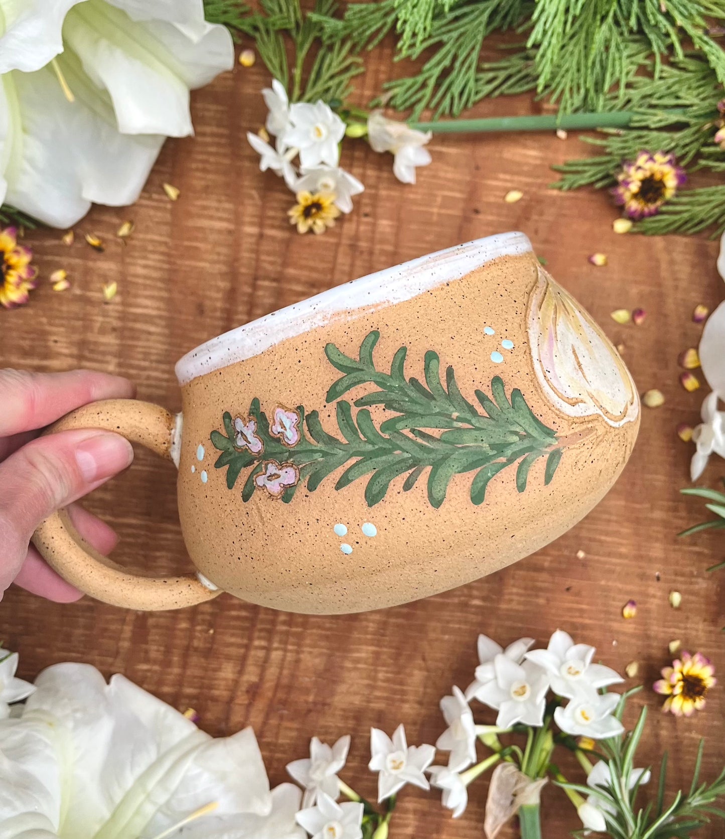 RESERVED FOR HAYLEY - Winter Soup Mug