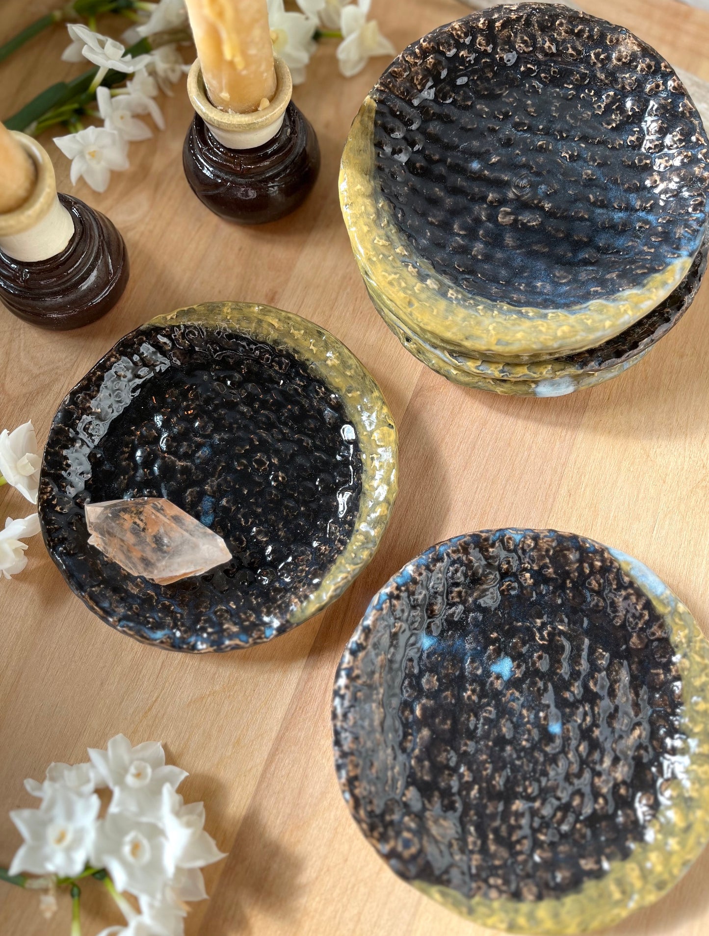 New Moon Plate - 5" - Small Ceramic Tray