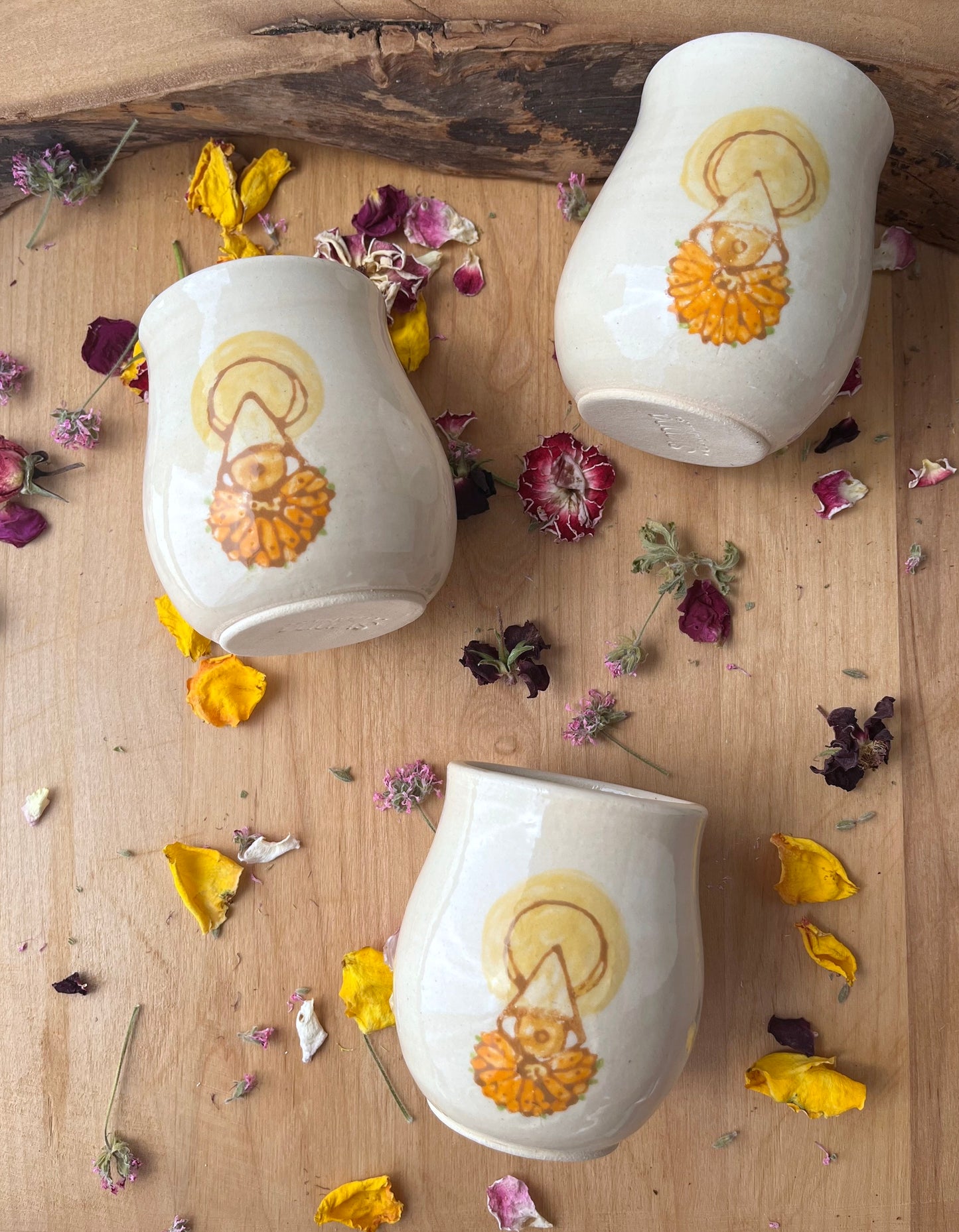 Solar Eye Tumbler - Handmade Ceramic Tumbler - Ceramic Cup