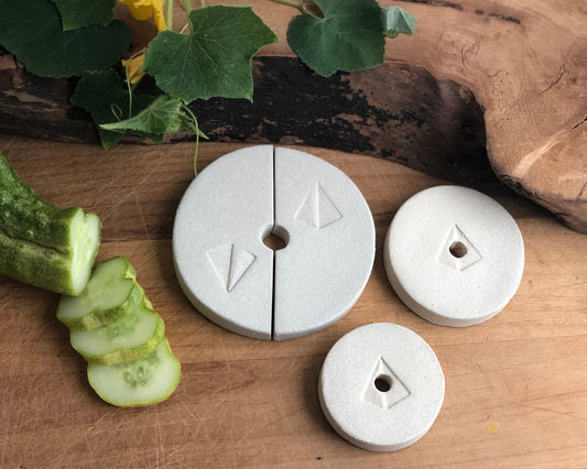 3 Fermentation Weights Mix - Mason Jar Weights Set