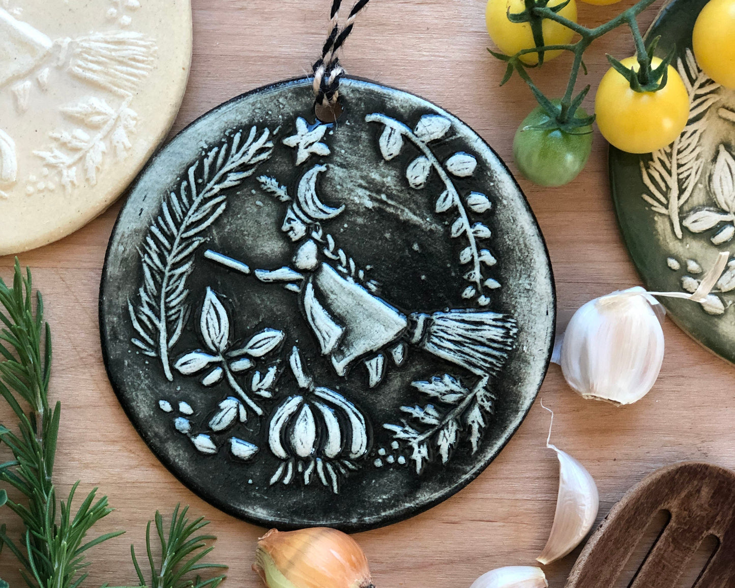 PREORDER - Kitchen Witch Ornament - Ceramic Strega Cucina - 5"