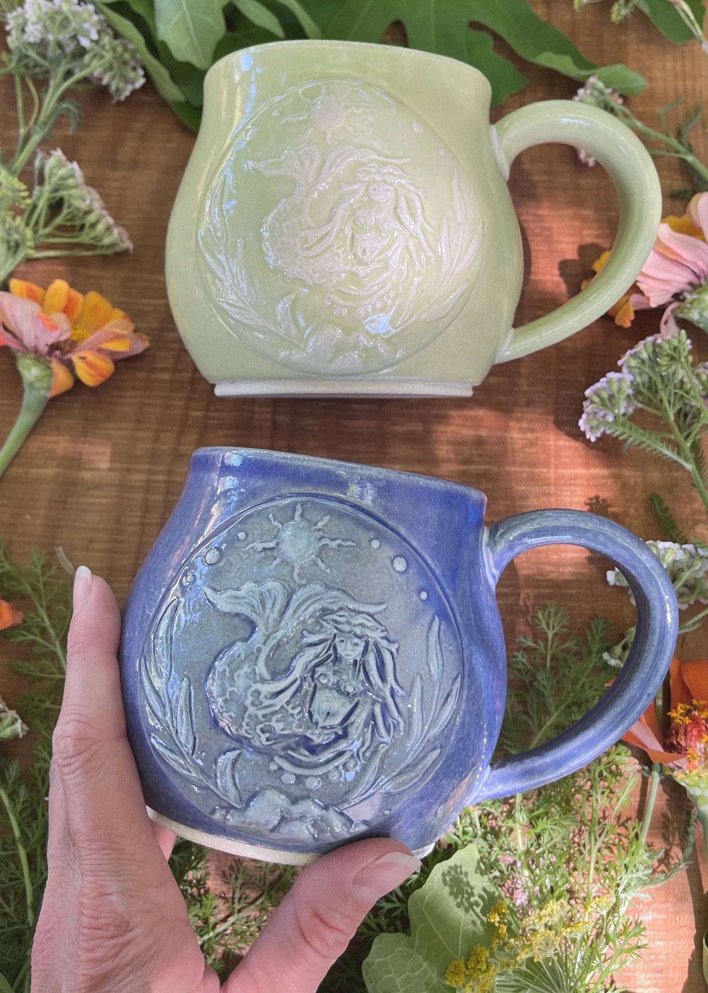 Mermaid Mug - Blue or Green