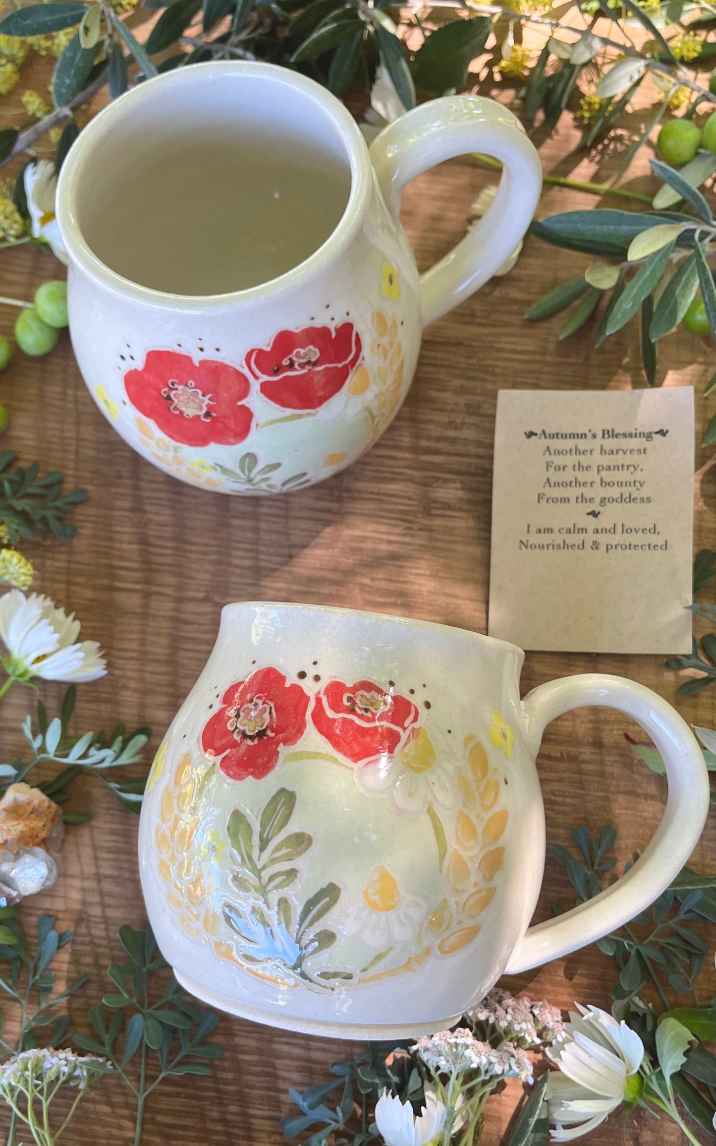 Corn Poppies Mug
