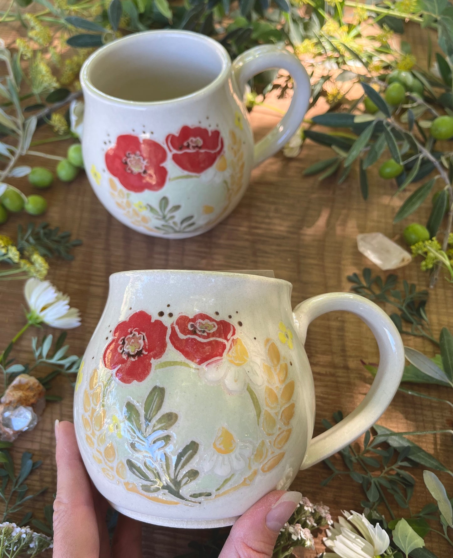 Corn Poppies Mug