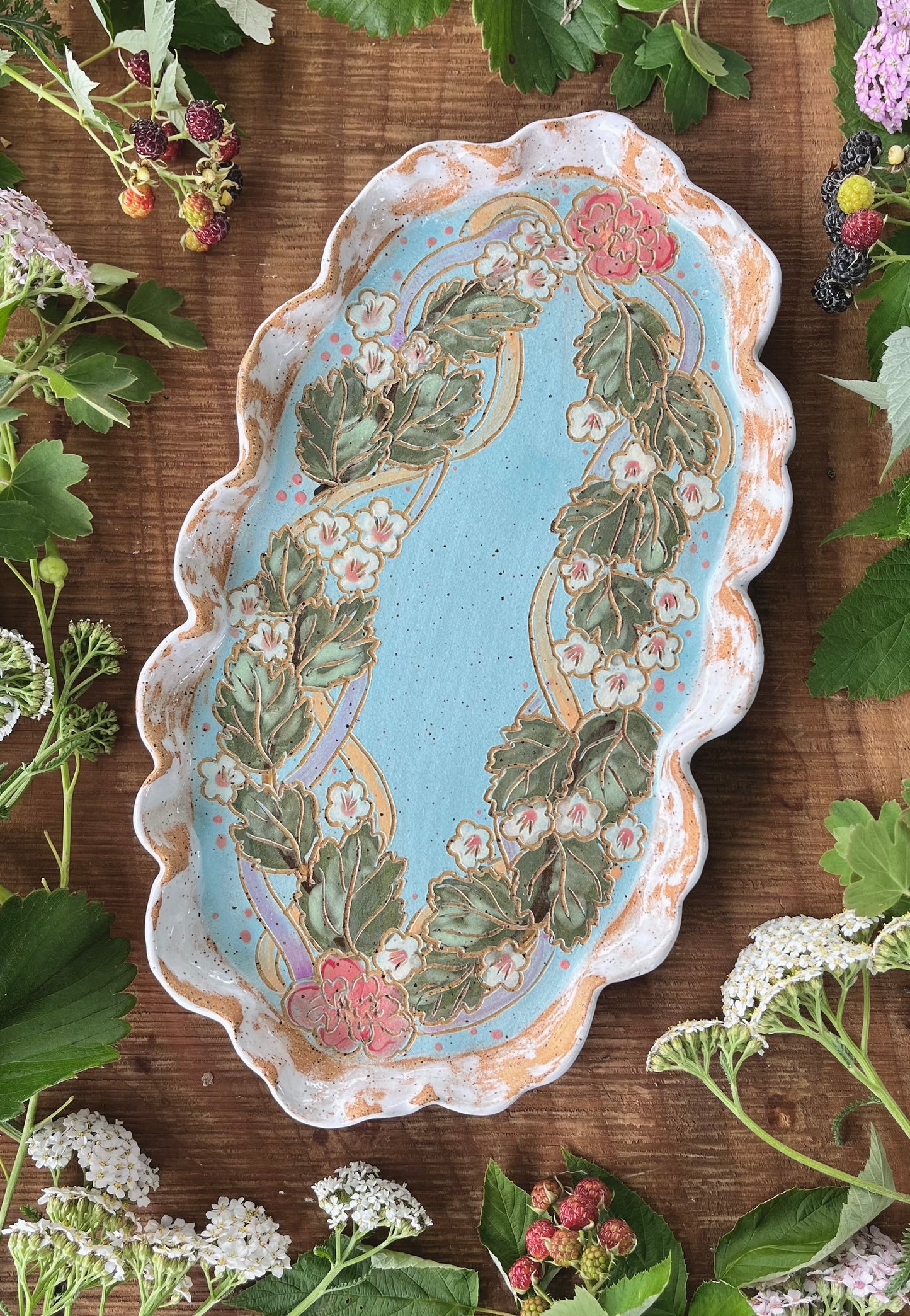 Hawthorn Tray - Ceramic Tray 11.5"