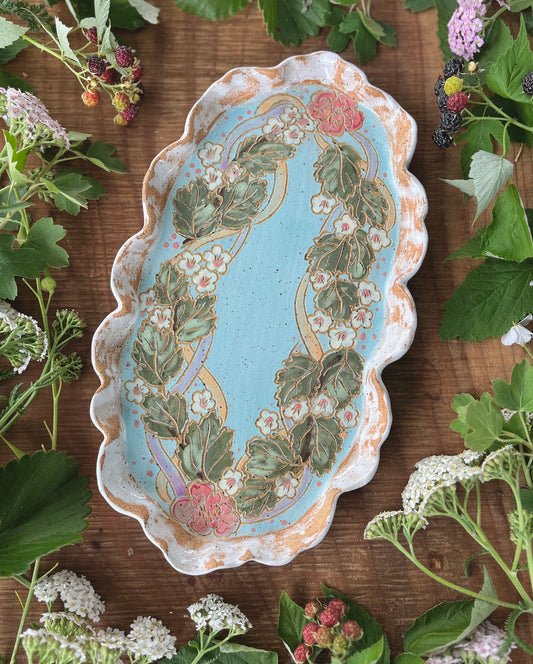 Hawthorn Tray - Ceramic Tray 11.5"