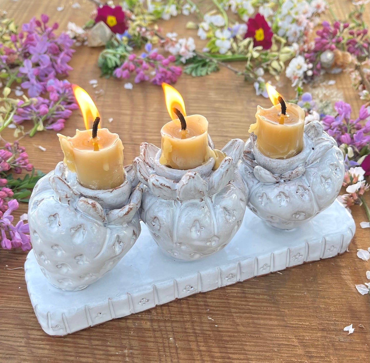 Strawberry Candelabra - 8.5"