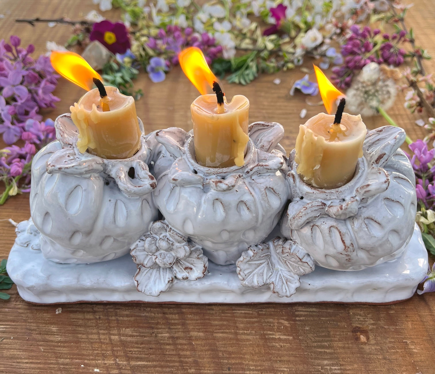 Strawberry Candelabra - 9"