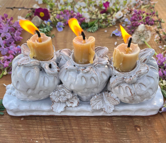 Strawberry Candelabra - 9"