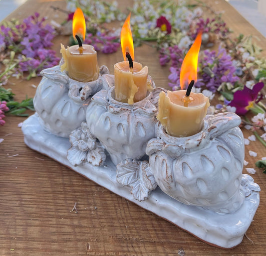 Strawberry Candelabra - 9"