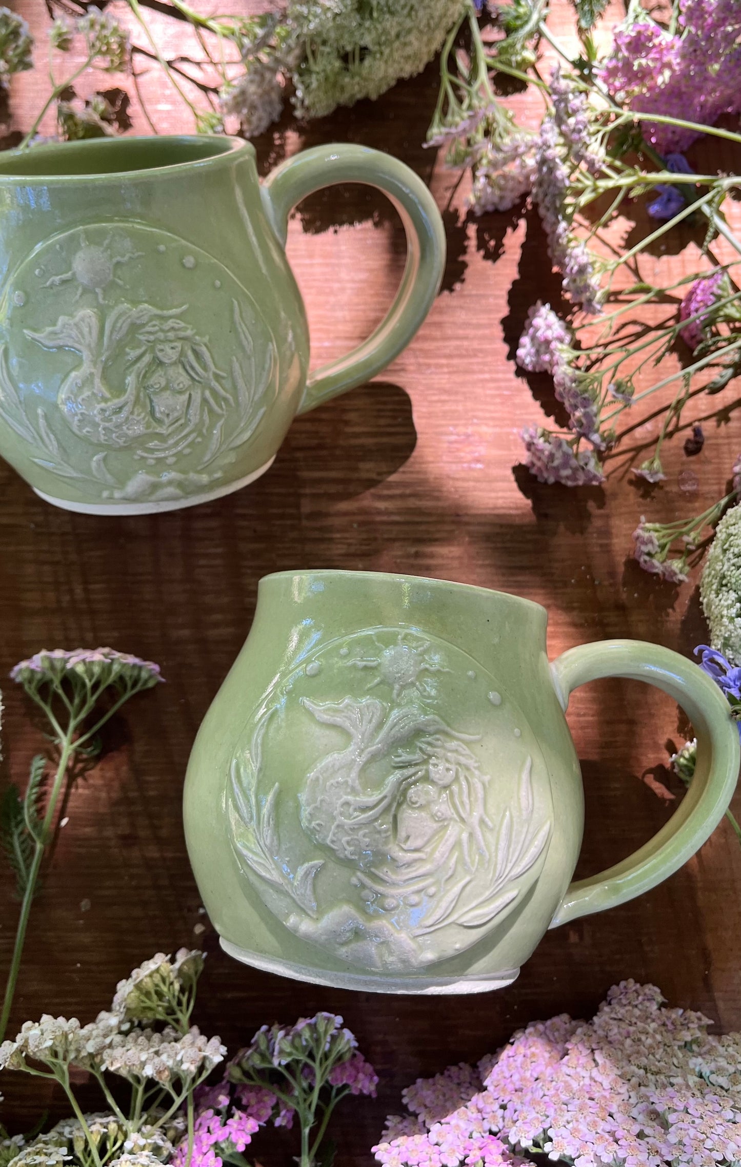 Mermaid Mug - Light Green