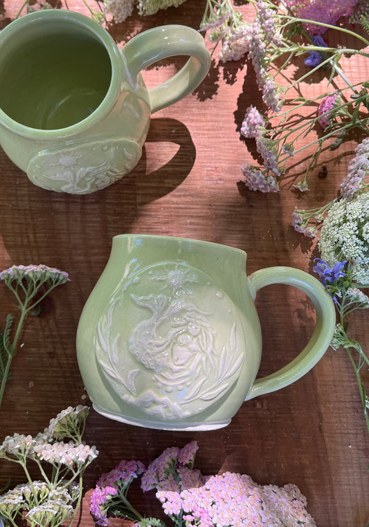 Mermaid Mug - Light Green
