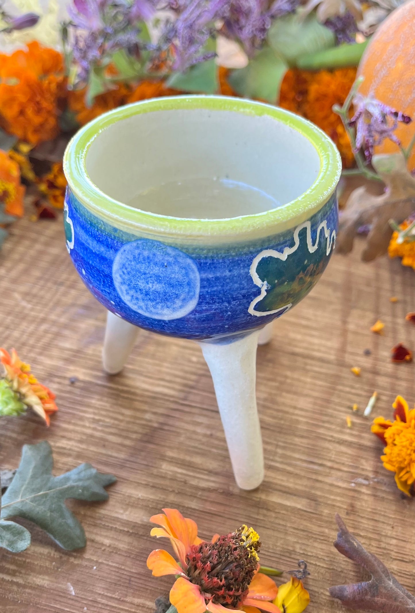 Vally Oak Ceramic Incense Cauldron - Incense Burner