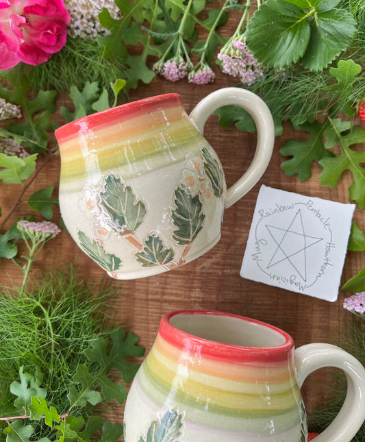 Rainbow Pentacle Hawthorn Mug