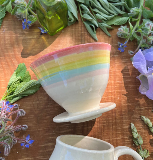 Coffee Pourover - Pastel Rainbow