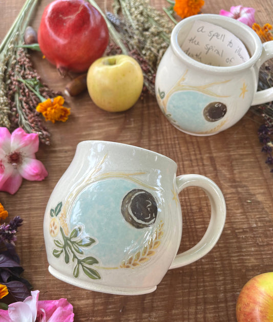 Reemergence Spell Mug - Handmade Ceramic Mug