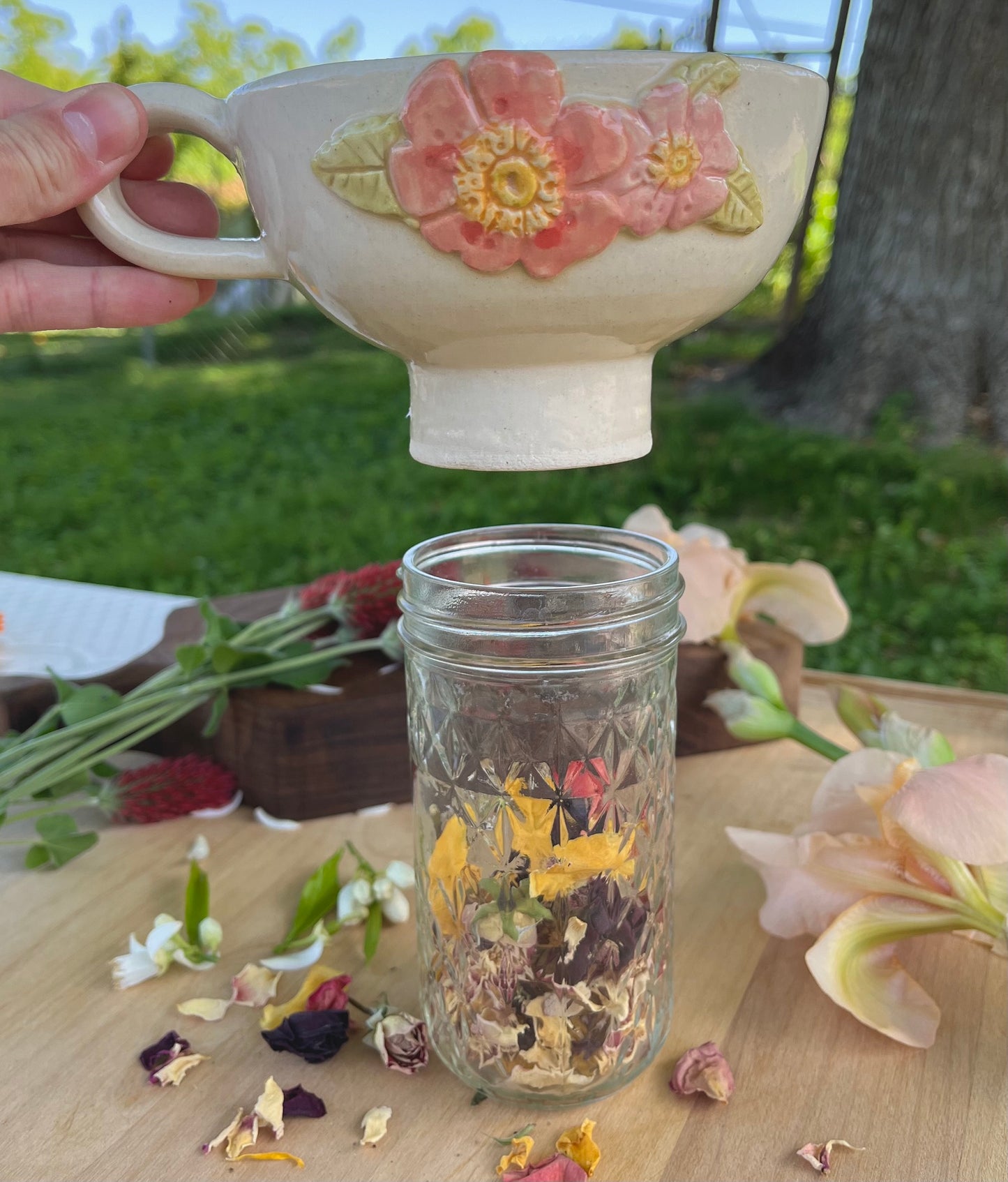 Rose Canning Funnel - Magick Medicine Portal