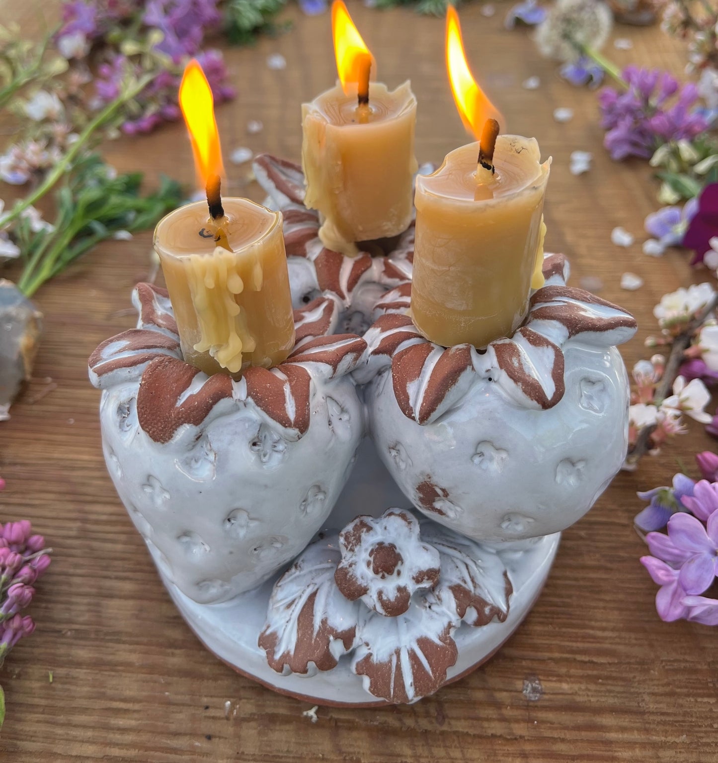 Strawberry Candelabra - Round 5"