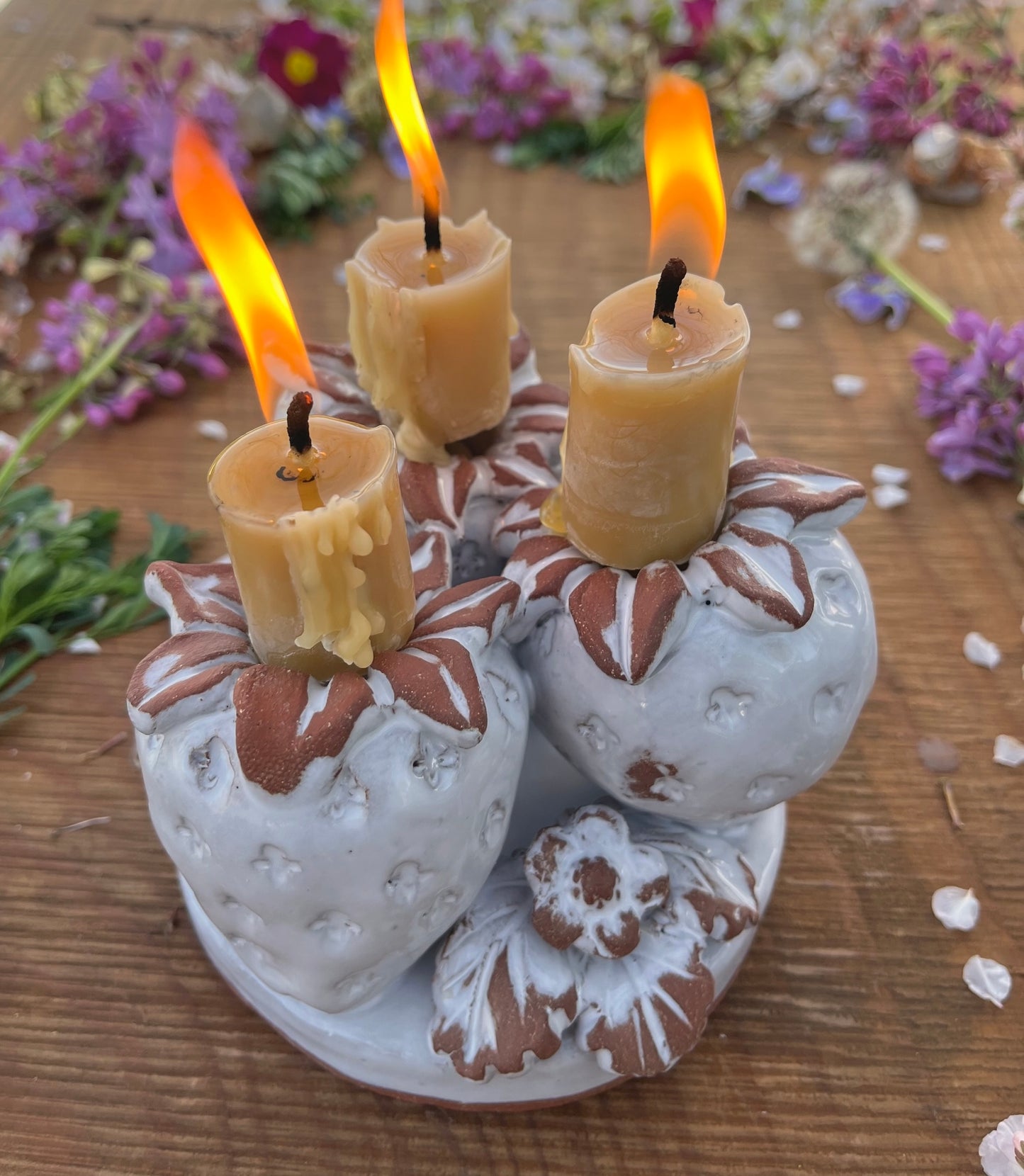 Strawberry Candelabra - Round 5"