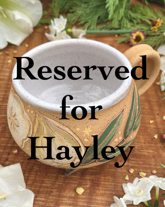 RESERVED FOR HAYLEY - Winter Soup Mug