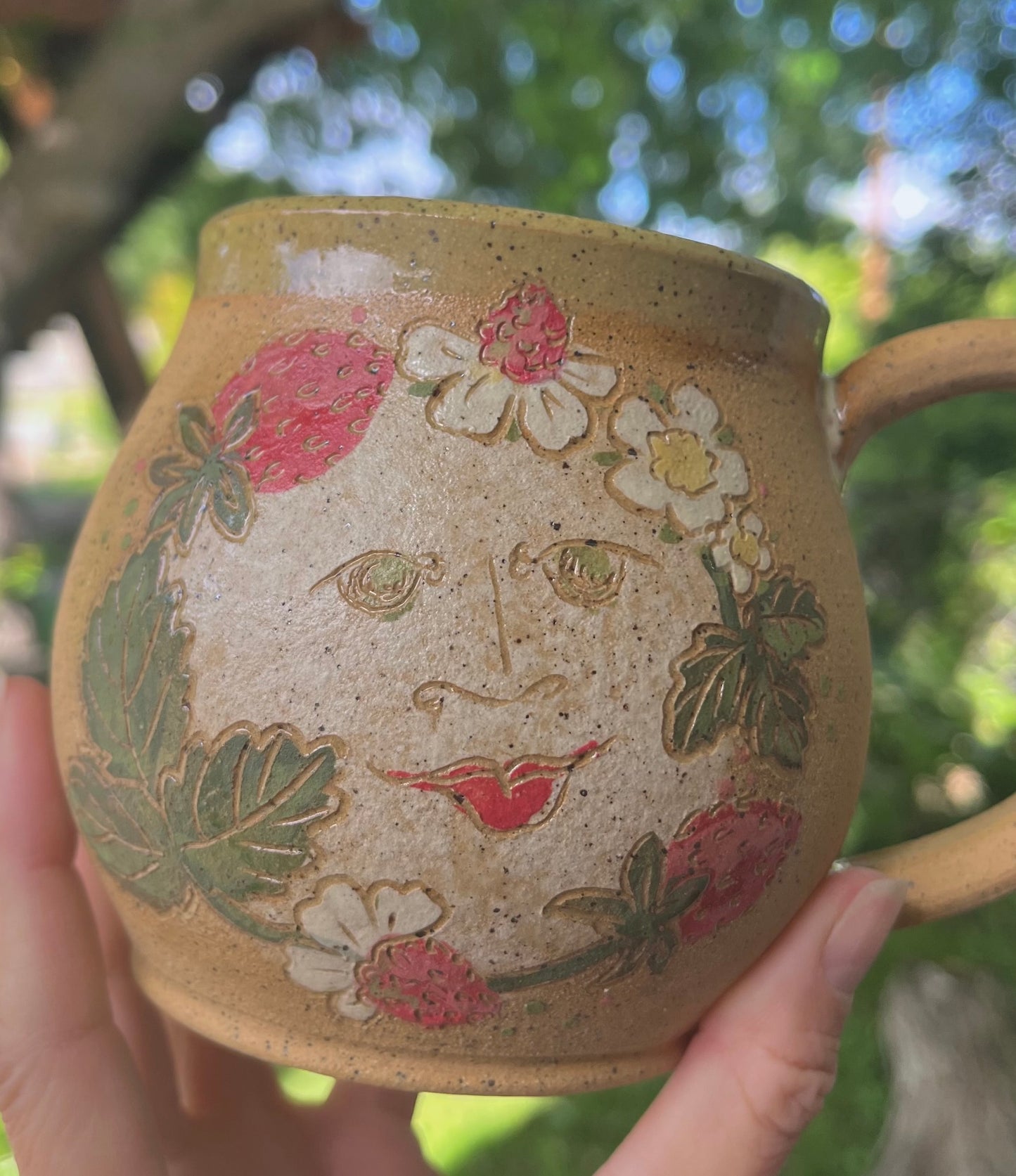 Strawberry Moon Mug