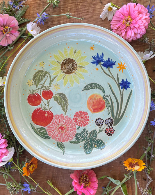 Summer Harvest Platter - 13.5"