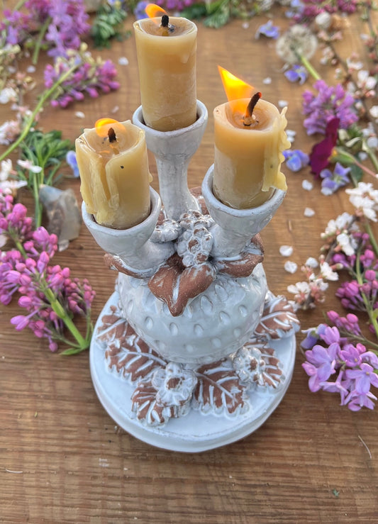 Strawberry Candelabra - Tall 6.25"