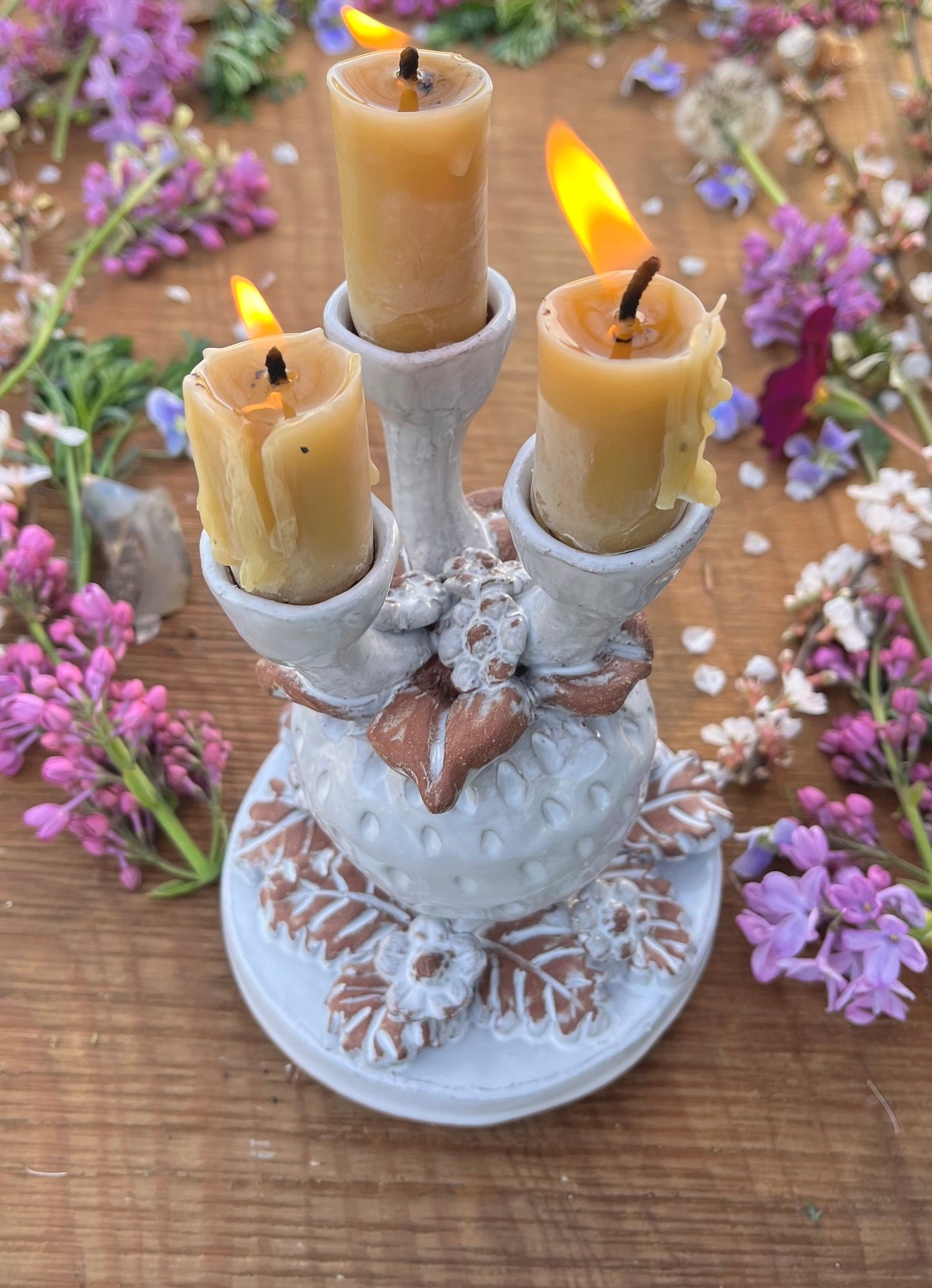 Strawberry Candelabra - Tall 6.25"