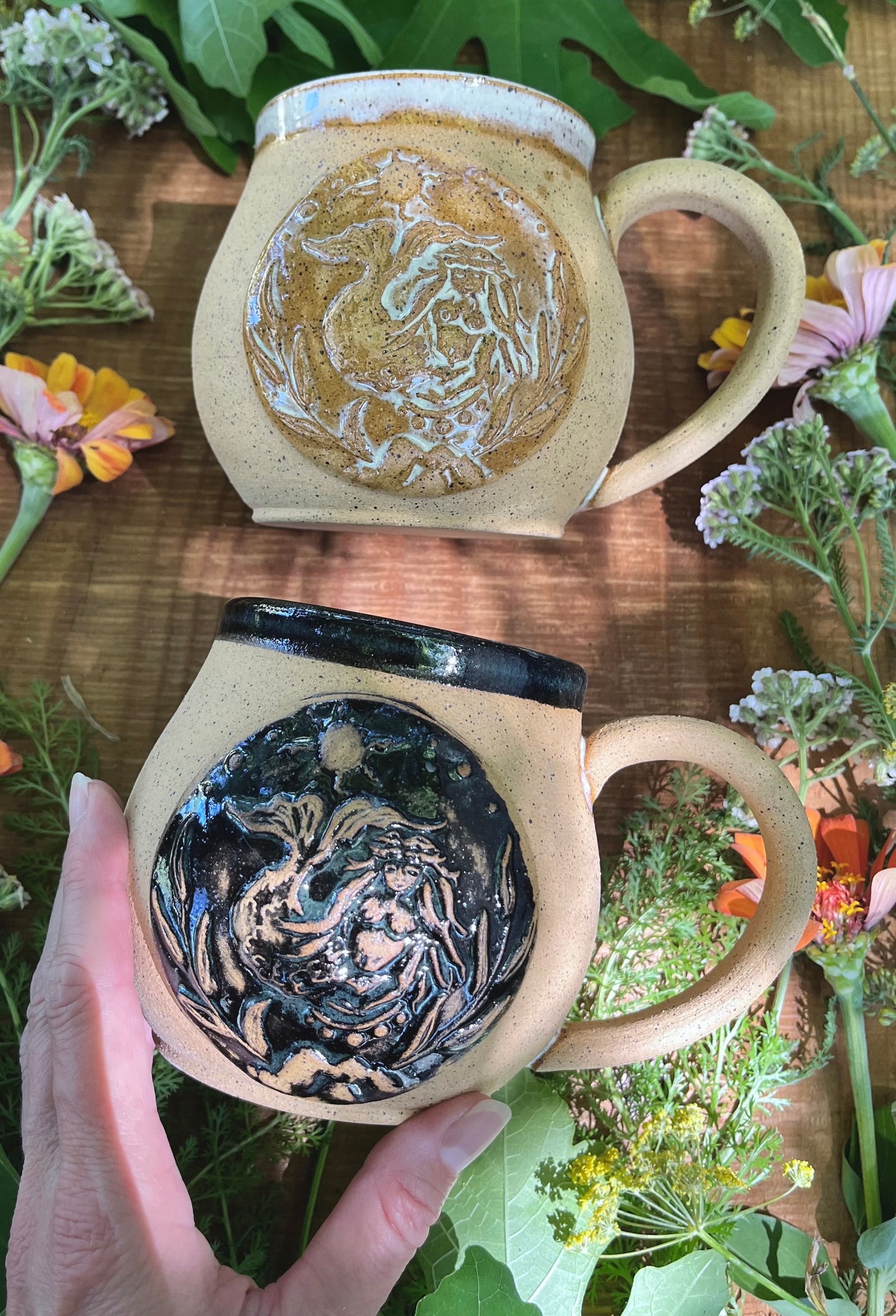 Tan Mermaid Mug