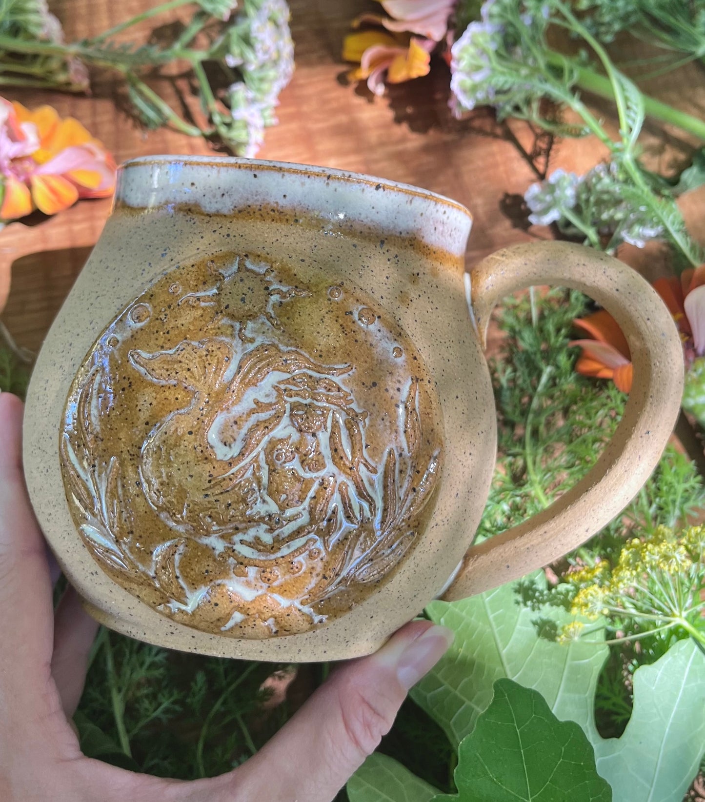 Tan Mermaid Mug