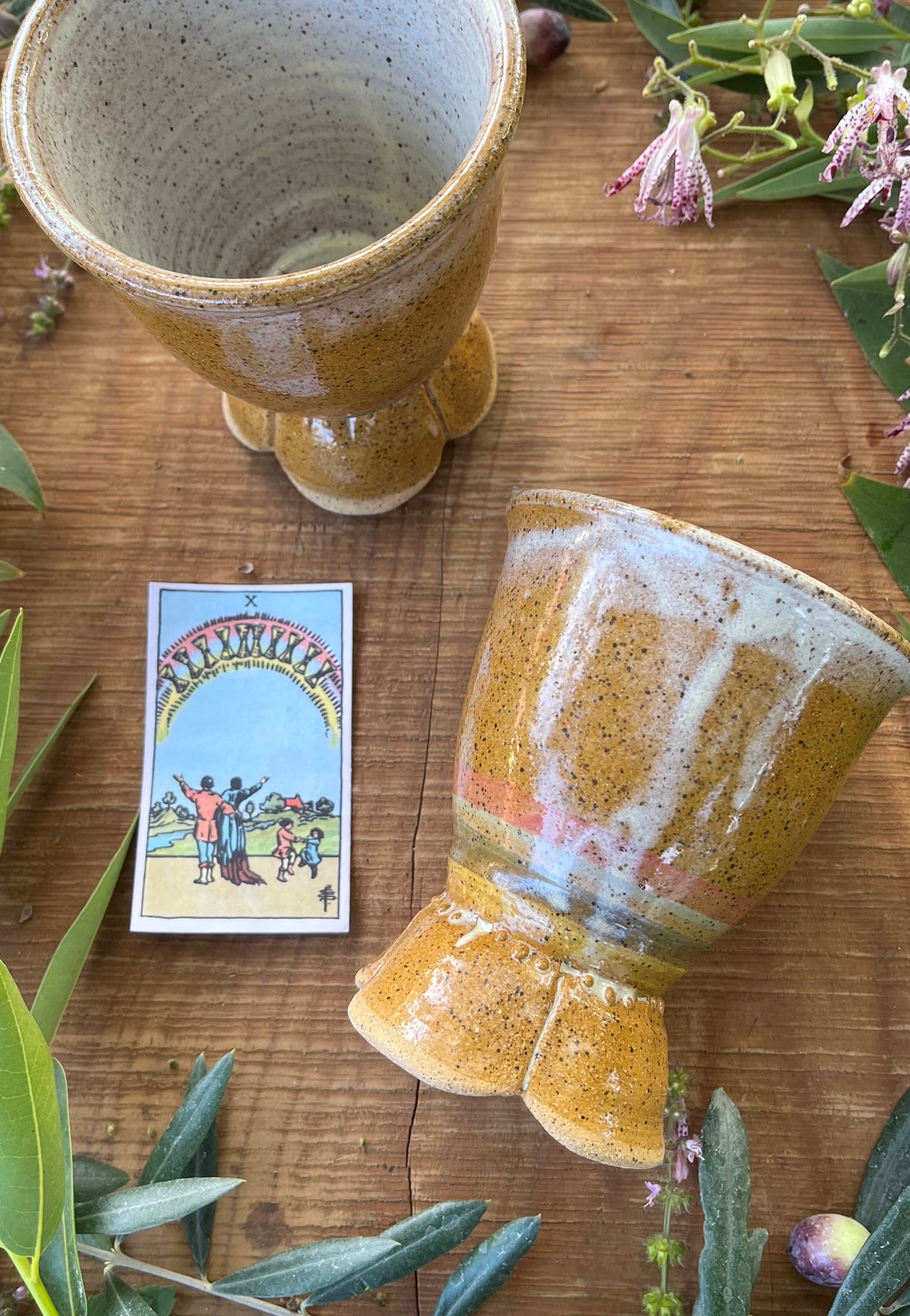 Ten of Cups Tarot Goblet
